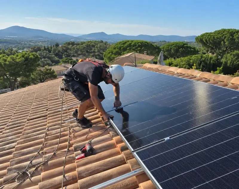 Installateur panneaux solaires Vesc — pose photovoltaïque sur toiture