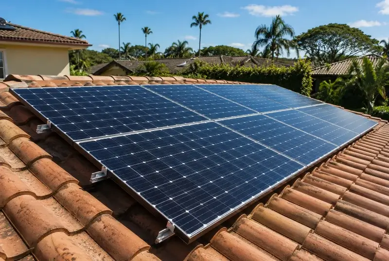 Installation de panneaux solaires à Vesc
